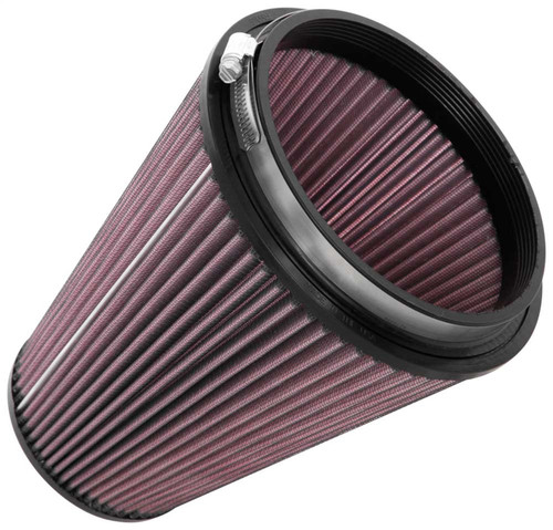 K&N RU-5046 - Universal Clamp-On Air Filter 6in FLG / 7-1/2in B / 4-1/2in T / 9in H