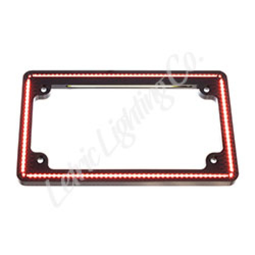 Letric Lighting LLC-PPL-G10 - 2014+ Street Glide Perfect Plate Light License Plate Frame (Gloss)