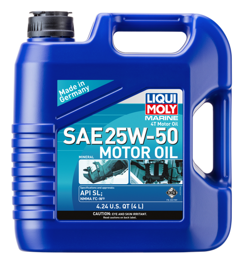 Liqui Moly 22510 - 4L Marine 4T Motor Oil SAE 25W50