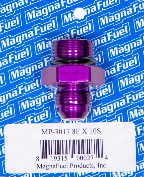 Magnafuel MP-3017 - #8an Male to #10an O-Ring Str. Adapter Ftng