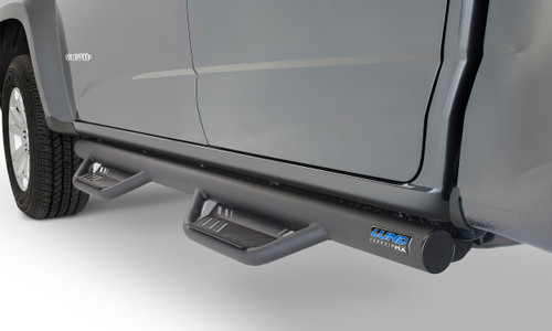 Lund 34641247 - 15-17 Chevy Colorado Ext. Cab Terrain HX Step Nerf Bars - Black