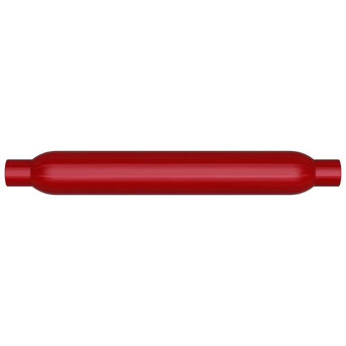 Magnaflow 13134 - Muffler Red Pack Series Glasspack 3.5in Rd 22in Body Length 2in/2in Inlet/Outlet