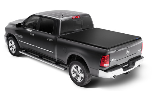 Lund 96863 - 02-17 Dodge Ram 1500 (8ft. BedExcl. Beds w/Rambox) Genesis Elite Roll Up Tonneau Cover - Black