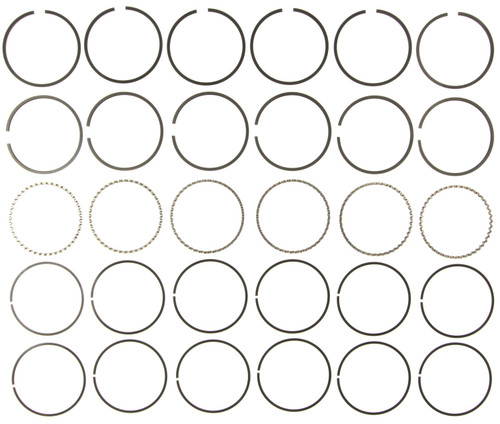 Mahle 40514CP.060 - Rings Buick 250 Eng 70-76 Checker 230/250 Engs 69-79 Chevy 230/250 Moly Ring Set
