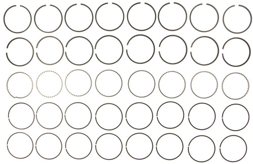 Mahle 40076CP.040 - Rings Checker 283/307 Engs 65-70 Chevy 283/307 Engs 57-73 Chevy Marine Moly Ring Set