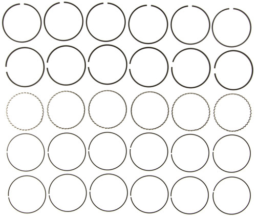 Mahle 41496CP - Rings Ford 183 3.0L Eng 86-94 Chrome Ring Set