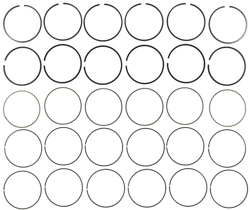 Mahle 42076CP.010 - Rings GM 3.6L LLT Direct Injection DOHC 24 Valve 2008-2011 Cadillac / Camaro Plain Ring Set