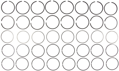 Mahle 50134CP - Rings Dearborn Marine Ford 361/390 Engs 61-71 Ford Ind Ford Trk 360/390 Plain Ring Set