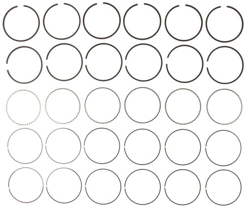 Mahle 51870CP.020 - Rings Jeep 4.0L 242 L6 Eng 1996-2002 Dodge Trk 4.0L 242 L6 Eng Plain Ring Set