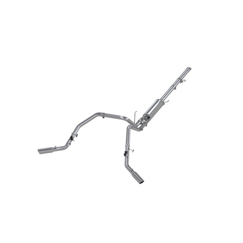 MBRP S5128AL - 3 Inch Cat Back Exhaust System Dual Split Side Aluminized Steel For 06-08 Dodge Ram Hemi 1500