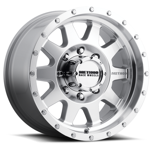 Method Wheels MR30189088318 - Aluminum Wheels 18x9 The Standard MR301 Bolt Pattern 8 On 180 Offset 18 Lip Size 2.68 Machined SL Clear Coat Method