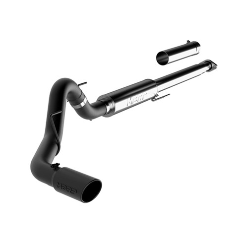 MBRP S5259BLK - 4 Inch Cat Back Exhaust System For 15-20 Ford F-150 2.7L/3.5L EcoBoost Single Black Finish
