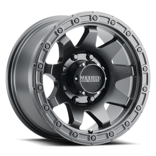 Method Wheels MR31778587500 - Aluminum Wheels 17x8.5 MR317 Bolt Pattern 8 On 170 Offset 0 Lip Size 0.83 Matte Black MB Method