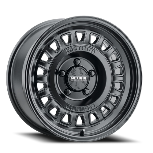 Method Wheels MR32078550500 - Aluminum Wheels 17x8.5 MR320 Bolt Pattern 5 On 127 Offset 0 Lip Size 2.76 Matte Black MB Method