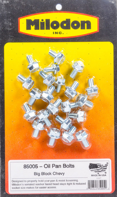 Milodon 85005 - BBC Oil Pan Bolt Kit