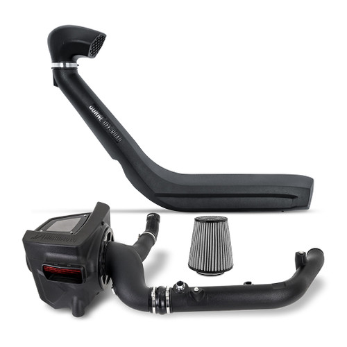 Mishimoto MMB-BR27-21DW - 2021+ Bronco 2.7L Intake/Snorkel Bundle - Dry Washable Filter