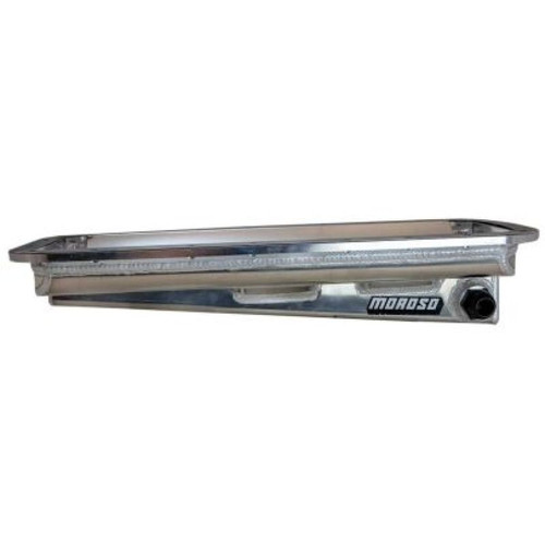 Moroso 20039 - Chrysler Hemi (Incl BAE/Keith Black/JP-1 Funny Car) External Wet Sump -16AN Aluminum Oil Pan