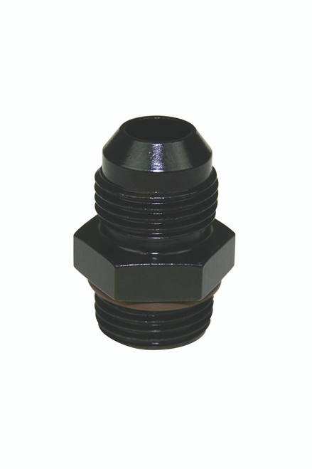 Moroso 22604 - Dry Sump/External Oil Pump Fitting -8An Male to -8An Straight w/O-Ring - Aluminum - Single