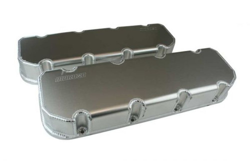 Moroso 68336 - SBC 4.5in Rox Head Fabricated Valve Cover w/o Oilers