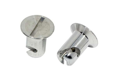 Moroso 71295 - Quick Fastener - Flush Head - 5/16in x .400in - Aluminum - 10 Pack