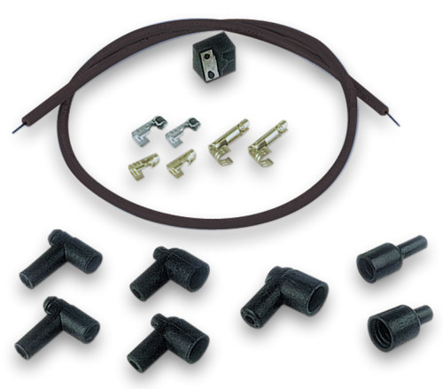 Moroso 73236 - Ignition Coil Wire Kit - Blue Max - Spiral Core - 8mm - 3ft - Black