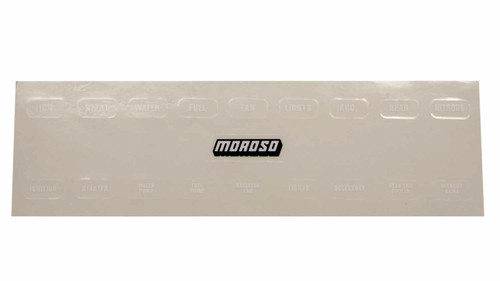Moroso 97542 - Electrical Switch Panel Label (Use w/Part No 74130/74131/74132/74133/74134/74135/74136/74180)