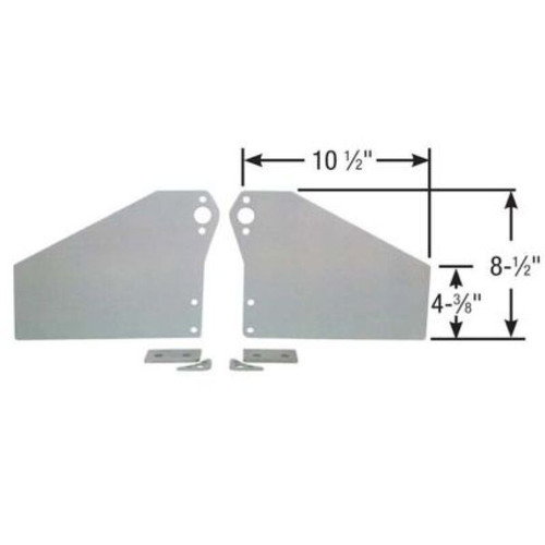 Moroso C4006 - SBC & 90 Degree V6 Engines 2-Piece Front Motor Plate