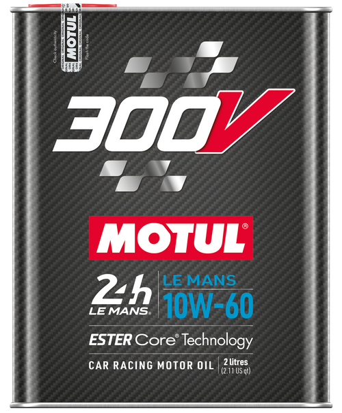 Motul 110864 - 2L Synthetic-ester Racing Oil 300V Le Mans 10W60 10x2L