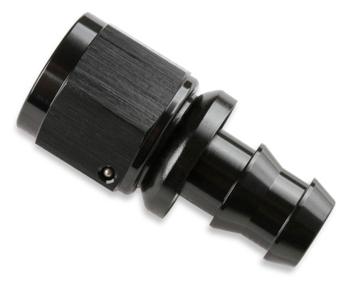 Mr. Gasket 200106-BL - 6 AN Straight Push-On Hose Ends - Black