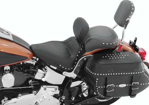 Mustang Motorcycle 75851 - Mustang 04 Suzuki VZ1600 Marauder, 04-05 Boulevard M95 Sport Touring 2PC Seat - Black