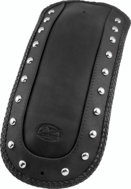 Mustang Motorcycle 78073 - Mustang 99-15 Yamaha Road Star 1600, Road Star 1700 Fender Bib w/Studs - Black