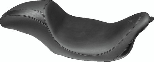 Mustang Motorcycle 79070 - Mustang 08-21 Harley FL Touring Driver Backrest Kit w/Studs - Black