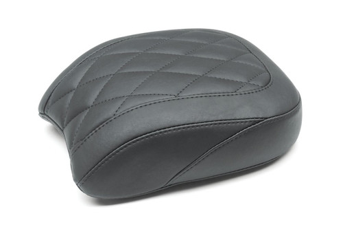 Mustang Motorcycle 83045 - Mustang 18-21 Harley Low Rider, Sport Glide Wide Tripper Passenger Seat Diamond Stitch - Black