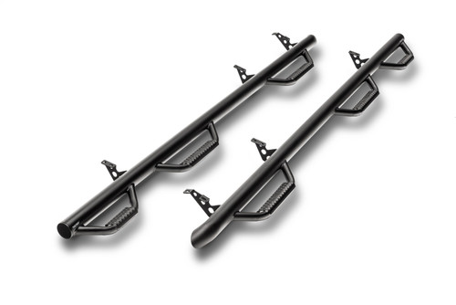 N-Fab C01105CC-6-TX - Nerf Step 01-06 Chevy-GMC 2500/3500 Crew Cab 6.5ft Bed - Tex. Black - Bed Access - 3in