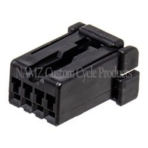 NAMZ NA-174966-2 - AMP 040 Series 4-Postiion Female Wire Plug Housing Connector (HD 72914-01BK)