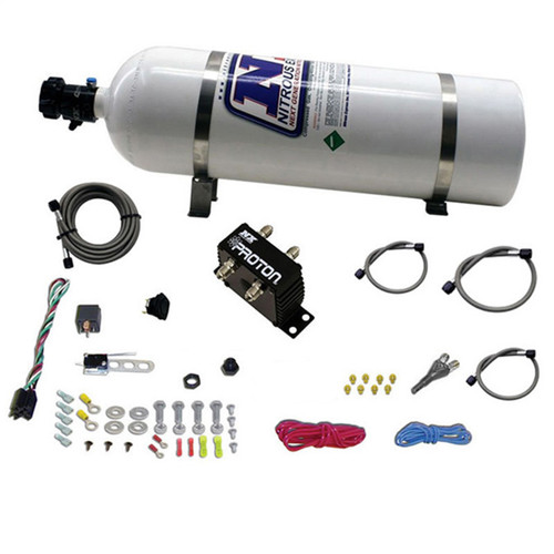 Nitrous Express 20421-15 - Proton Plus Nitrous Kit w/15lb Bottle