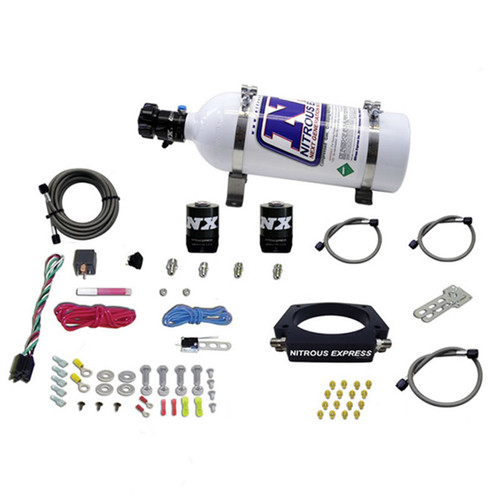 Nitrous Express 20933-05 - GM LS 102mm Nitrous Plate Kit (50-400HP) w/5lb Bottle