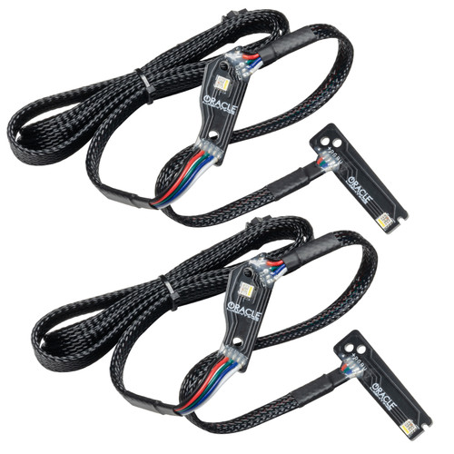 ORACLE Lighting 1283-334 - 15-21 Nissan GT-R RGB+W (Lightning Bolt) Headlight DRL Kit- w/o Controller