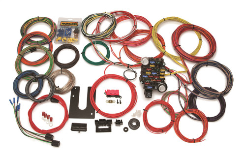 Painless Wiring 10220 - 28 Circuit Classic-Plus Customizable Trunk Mount Chassis Harness