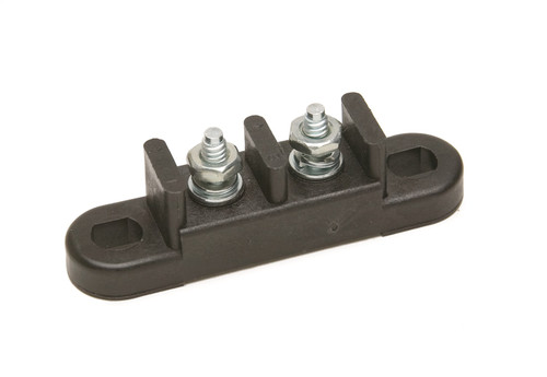 Painless Wiring 80112 - Junction Box - Heavy Duty - 10-24 Thread Stud - Two 10 Gauge Post - Insulated - Plastic - Black - Each