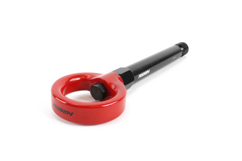 Perrin PHP-BDY-251RD - 17-21 Honda Civic Si/Type R/Touring/Hatchback Tow Hook Kit Rear - Red