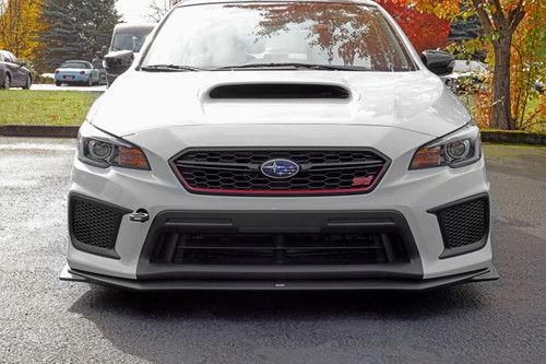 Perrin PSP-BDY-235BK - 18-21 Subaru WRX & STI / 13-25 BRZ / 17-20 Toyota 86 Tow Hook Kit (Front) - Flat Black