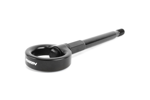 Perrin PSP-BDY-232BK - 15-17 Subaru WRX & STI / 13-17 Crosstrek / 12-16 Impreza Tow Hook Kit (Front) - Flat Black
