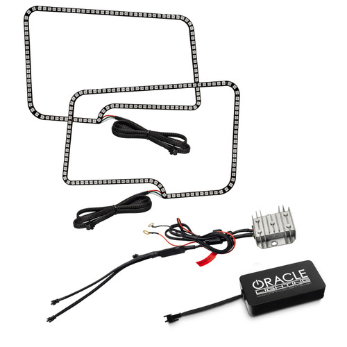 ORACLE Lighting 2300-332 - 09-14 Ford F150/Raptor Dynamic Headlight Halo Kit - ColorSHIFT - Dynamic
