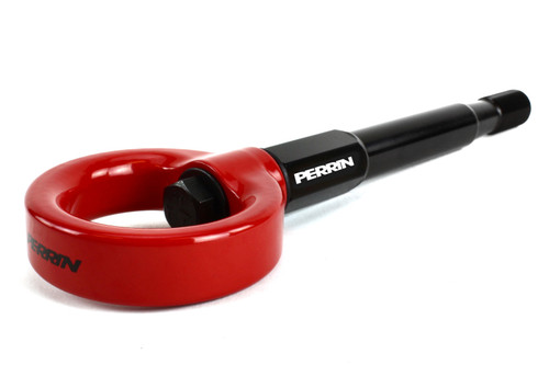 Perrin PSP-BDY-257RD - 22-25 Subaru WRX / 18-23 Crosstrek Tow Hook Kit (Rear) - Red