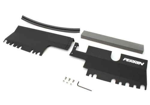 Perrin PSP-ENG-512-2BK - 15-21 Subaru WRX/STI Radiator Shroud (Without OEM Intake Scoop) - Black