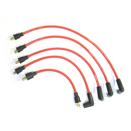 Pertronix 804412 - Flame-Thrower Spark Plug Wires 4 cyl 8mm Austin/MG Red