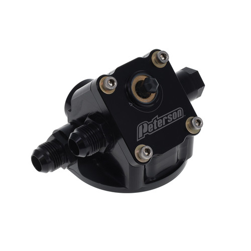 Peterson Fluid 09-1502 - Systems Primer Filter Mount -12AN Chevrolet - Left to Right