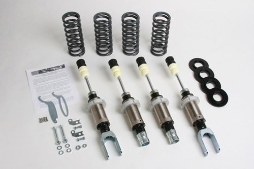 Progress Technology 77.1001.4545 - 1988 Honda Civic/CRX Coil-Over 2 System (FR 450lb / RR 450lb) use Factory Top Hat Only