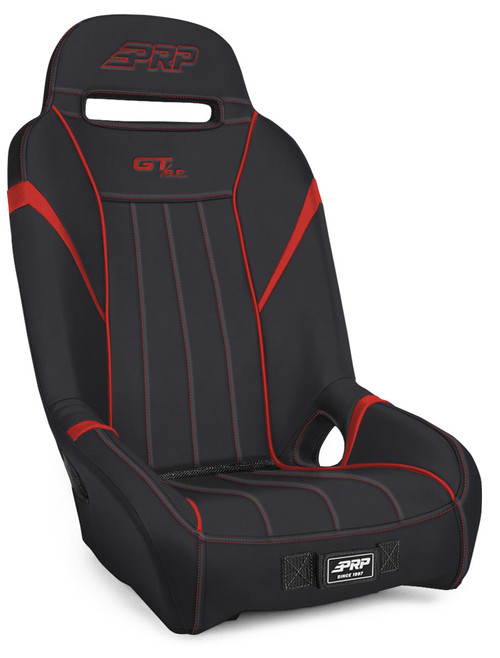 PRP Seats A58-237 - PRP GT/S.E. 1In. Extra Wide Suspension Seat- Black/Red